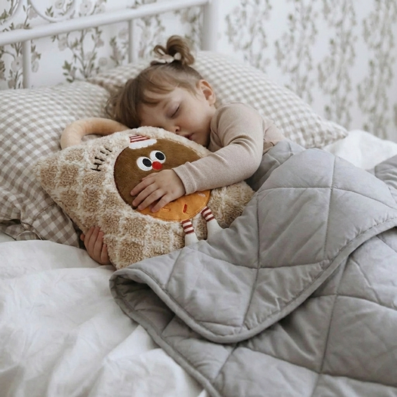 SnuggleNest Plush Pillow Blanket Toy — Clean Modern Quality