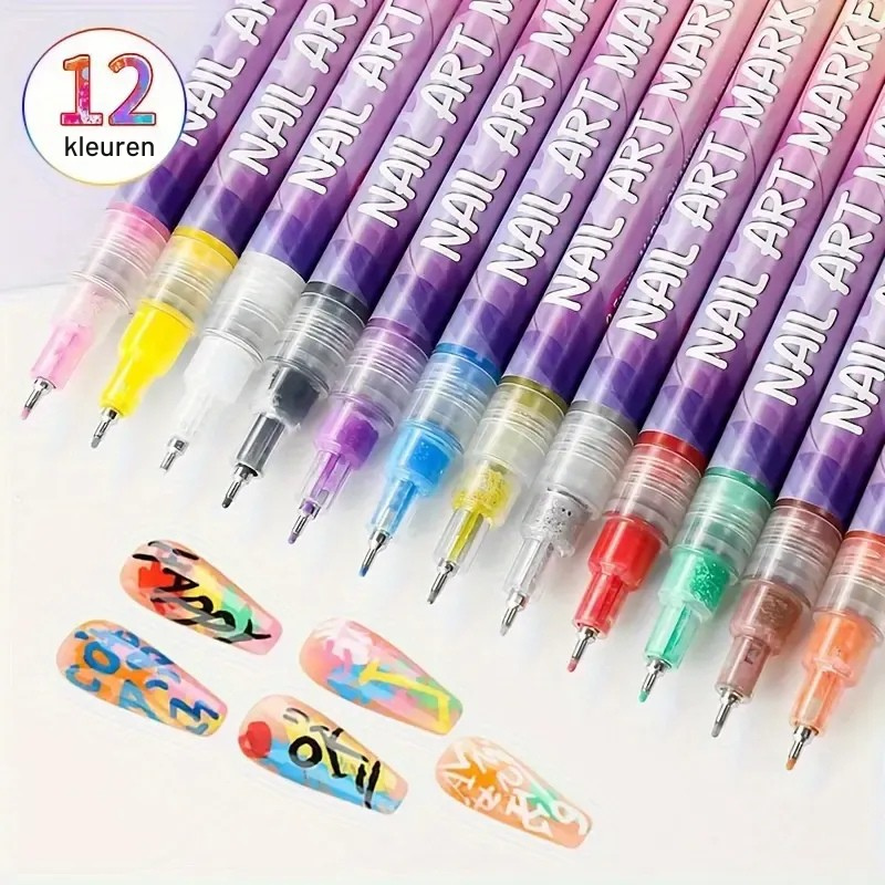 Kids Nail Art Pens  Washable Nail Kit for Mes — Free Creative Fun