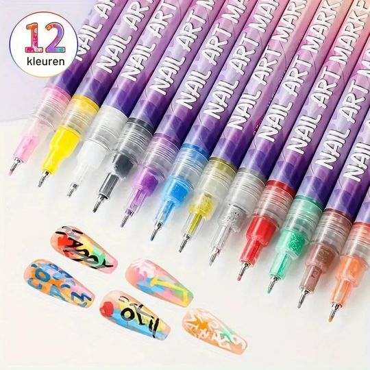 Kids Nail Art Pens  Washable Nail Kit for Mes — Free Creative Fun