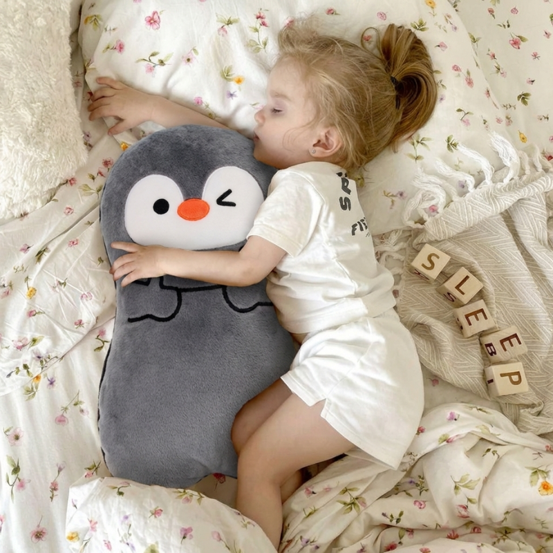 Lina Winky Penguin Snuggle Plush Toy — Modern Quality for Kids
