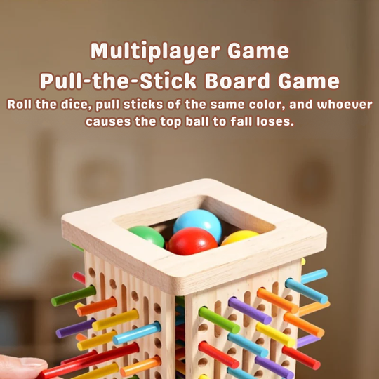 Lumi TimberStack Wooden Balance Game — Calm Learning Play