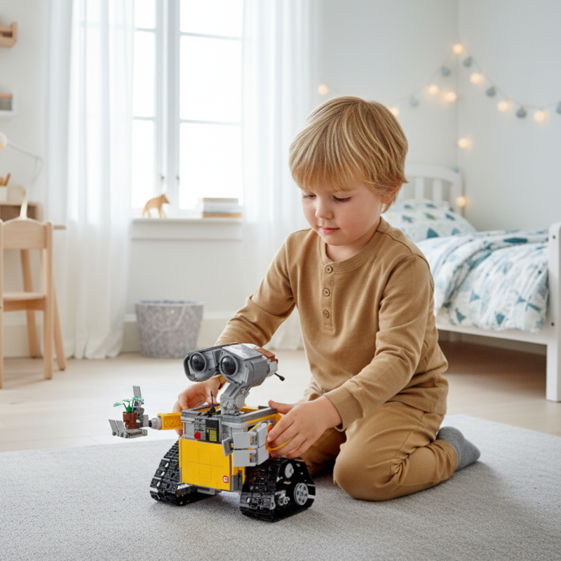 WallBot 687-Piece Robot Building Set Kids Construction Toy — Focus & Creative Play