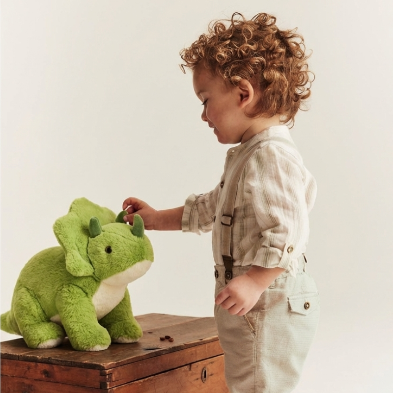 CuddleTrike Triceratops Plush Toy — Clean Baby Quality