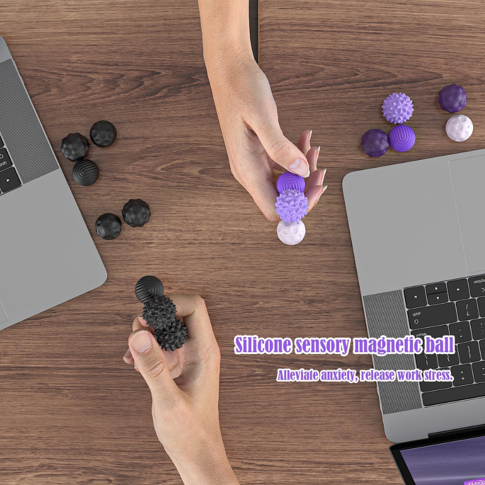 MagnaFidget – Magnetic Sensory Fidget Ball Set