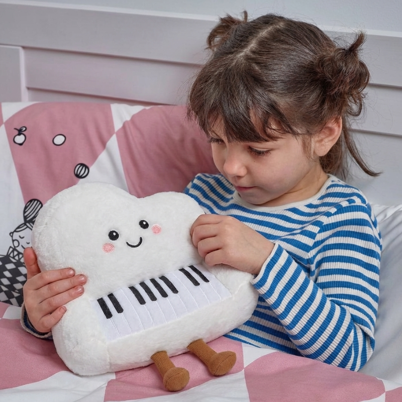 Pernilla Musical Piano Plush Toy — Clean Plush Toy for Calming Quality
