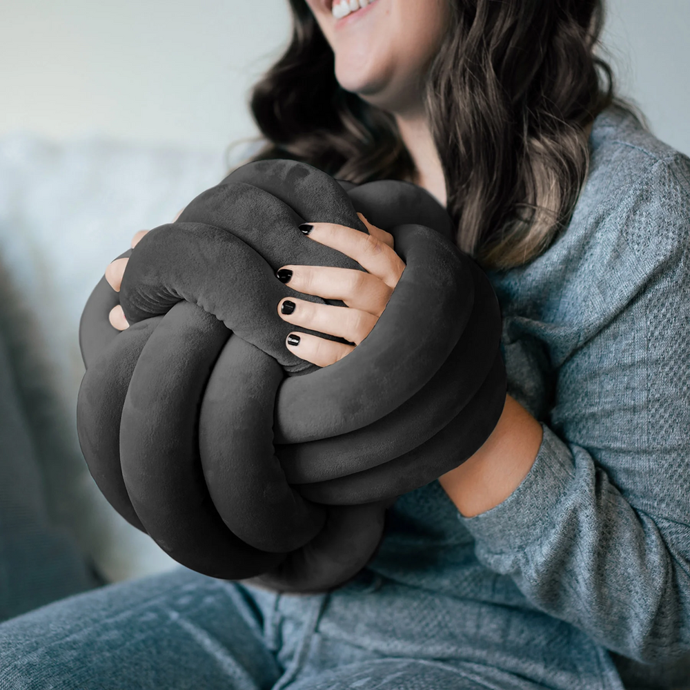 Plush Knot Pillow — Soft Huggable Cushion | 9" / 11"