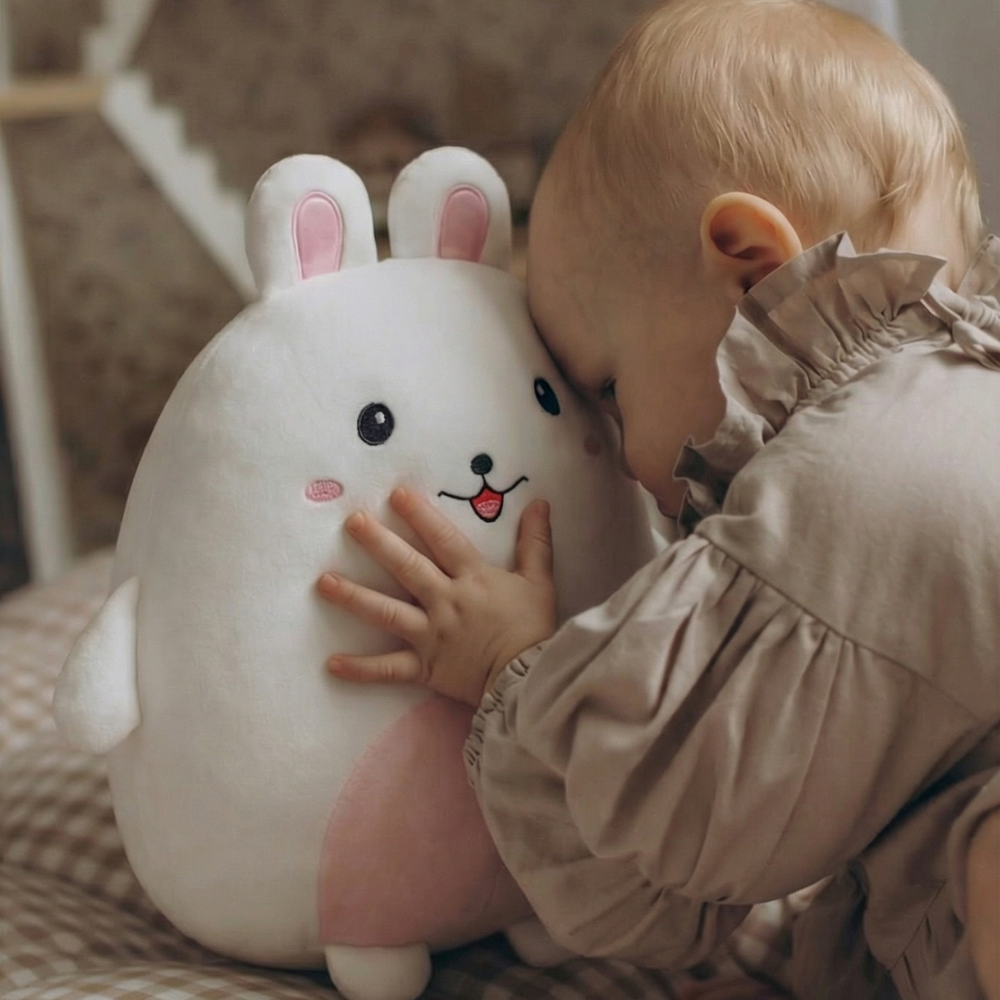 SnuggleHaven Bunny Plush Toy — Stuffed Bunny for Clean Quality
