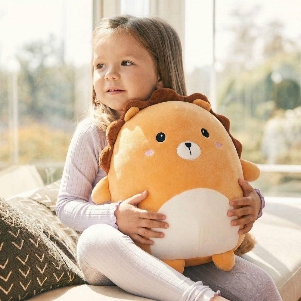 CalmLion Cuddle Plush Toy - Kids Clean Toy for Quality