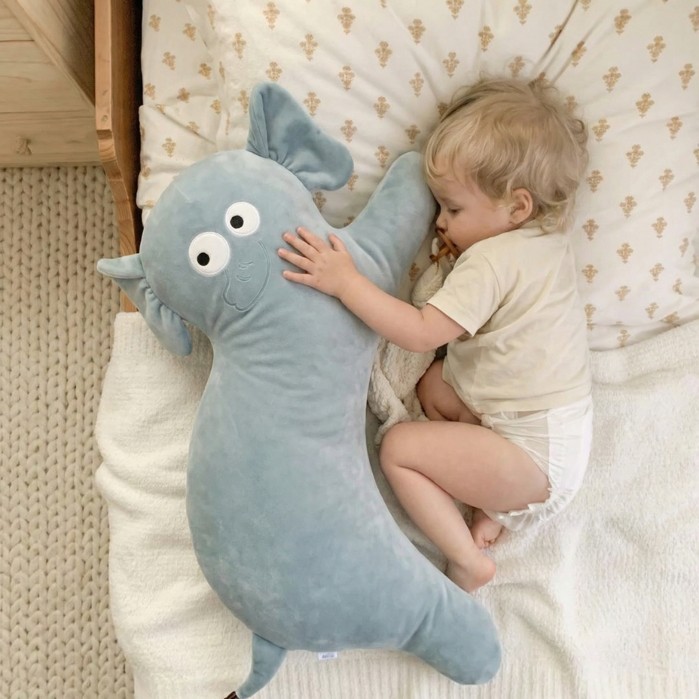 Noelia Modern Elephant Plush Toy  — Calming Quality