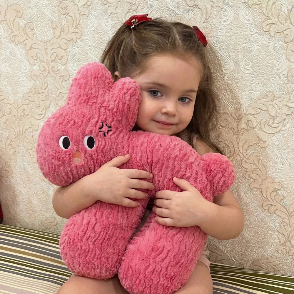Soft Pink Bunny Plush Toy - Modern Quality Companion