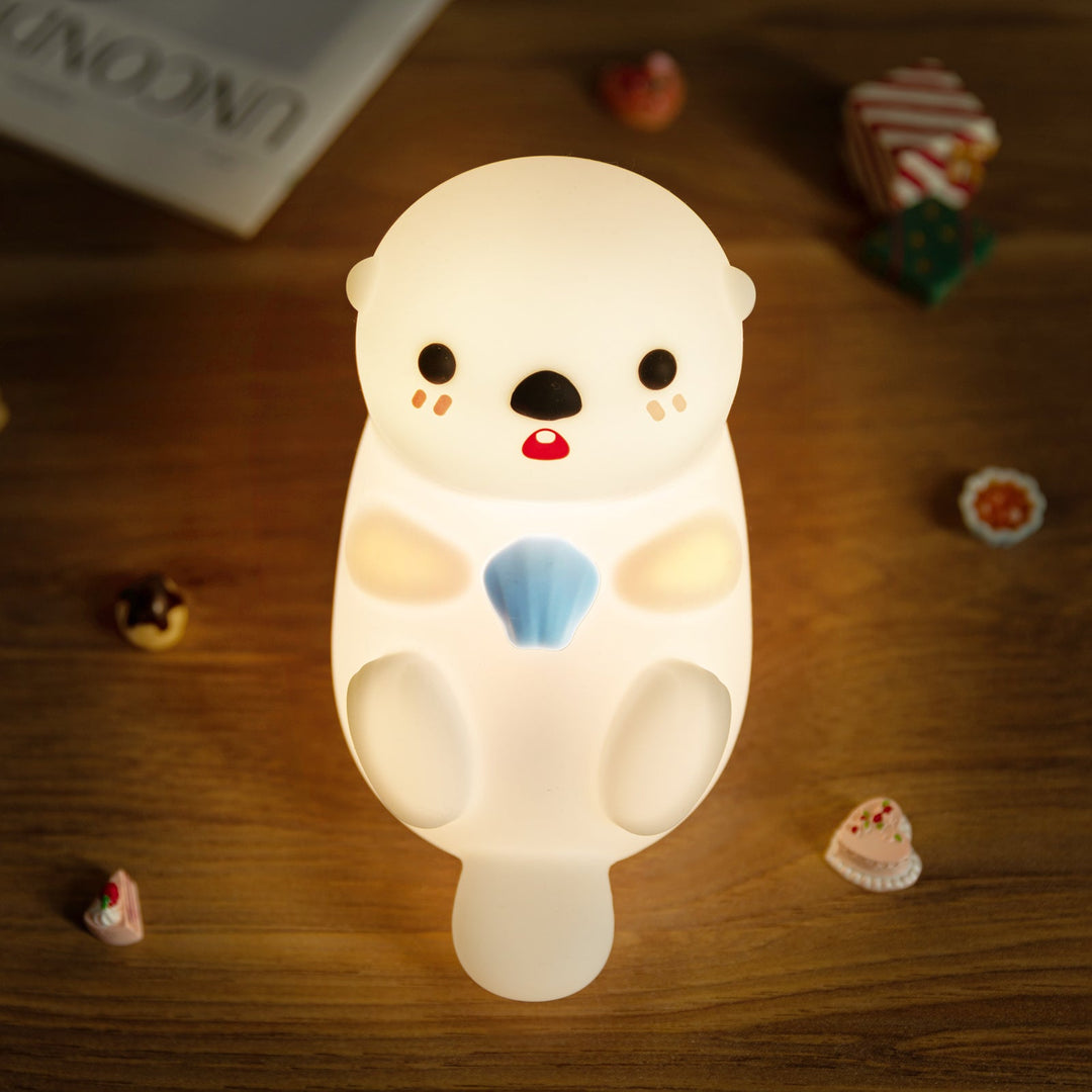 GlowFriends Otter Tap Kids Night Light — Clean Calming Glow