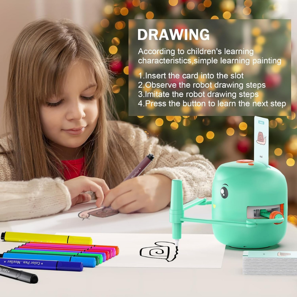 SketchBuddy Drawing Robot Toy — Creative Learning Fun for Kids