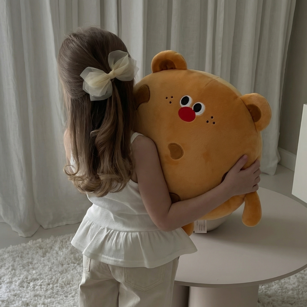 Avarin Cookie Bear Plush Toy Baby Stuffed Animal — Clean Modern Quality