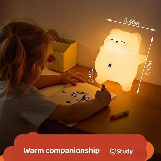 SnuggleBear Glow Baby Night Light — Clean, Calming Comfort
