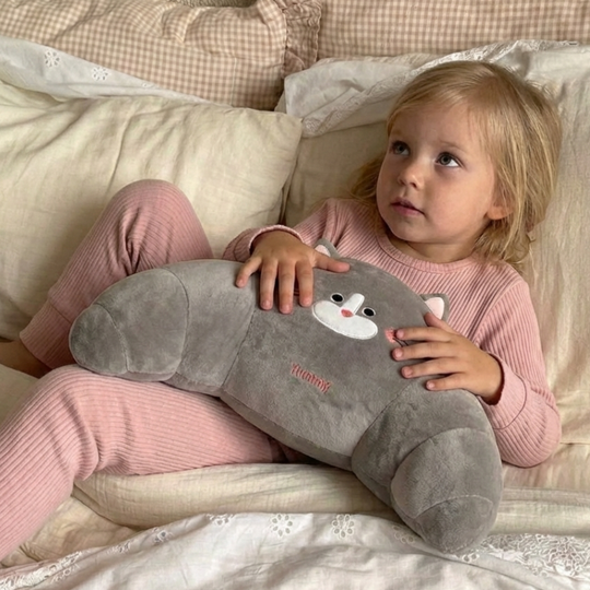 SleepyWhisker Cat Plush Toy — Clean Modern Quality