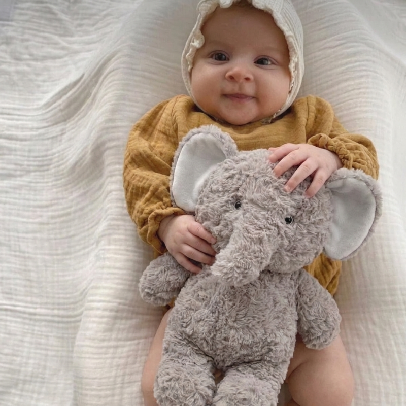 Snuggle Elephant Plush Toy — Clean Quality Companion