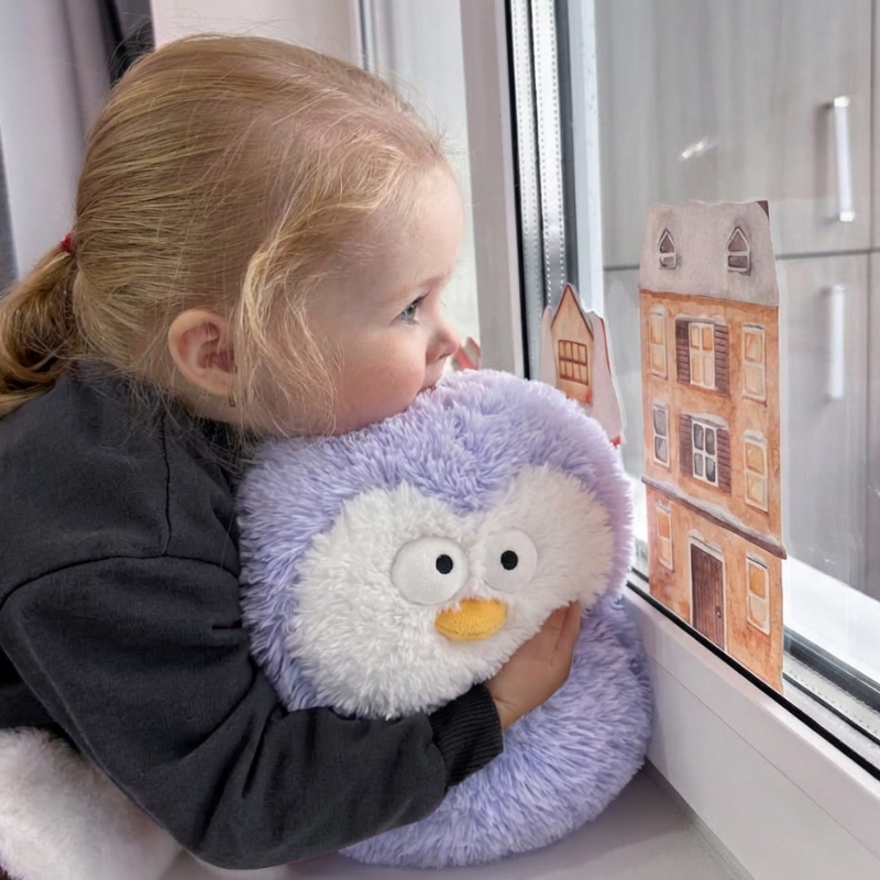 ArcticHug Penguin Plush Toy — Soft Comfort for Kids