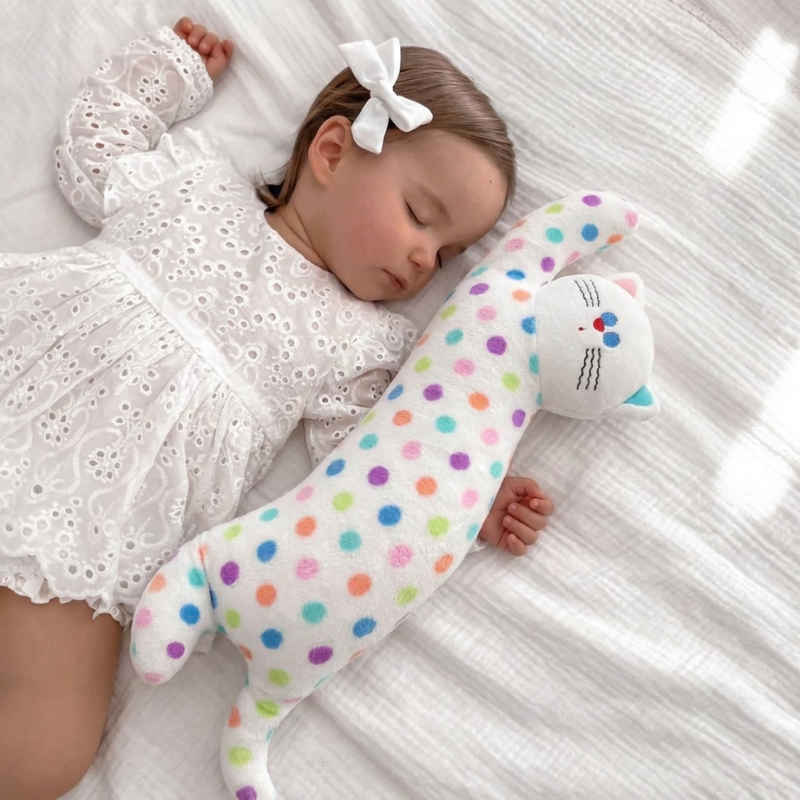 Dotty Cat Plush Toy for Kids — Clean Quality Companion