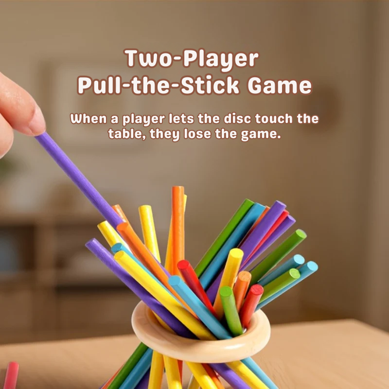 Lumi TimberStack Wooden Balance Game — Calm Learning Play