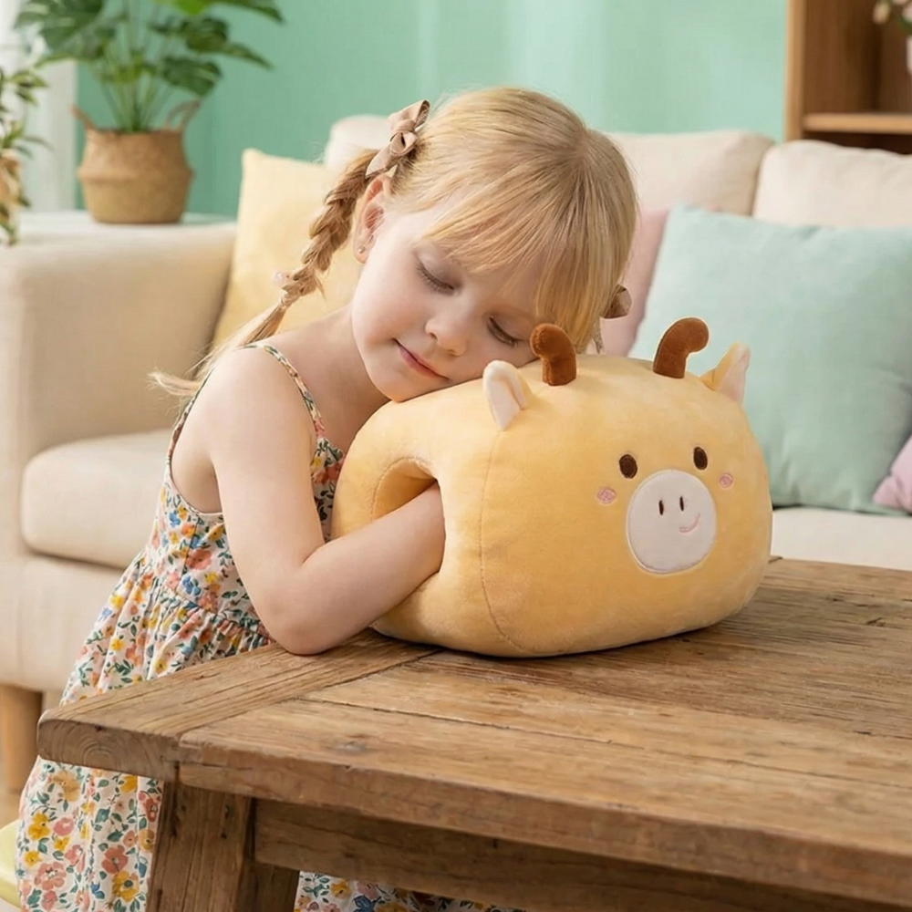 SnuggleBreeze Deer Hand Warmer Plush Toy — Modern Warmth Comfort