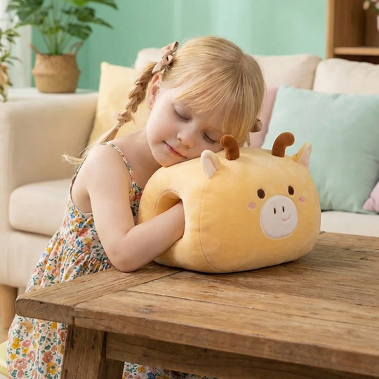 SnuggleBreeze Deer Hand Warmer Plush Toy — Modern Warmth Comfort