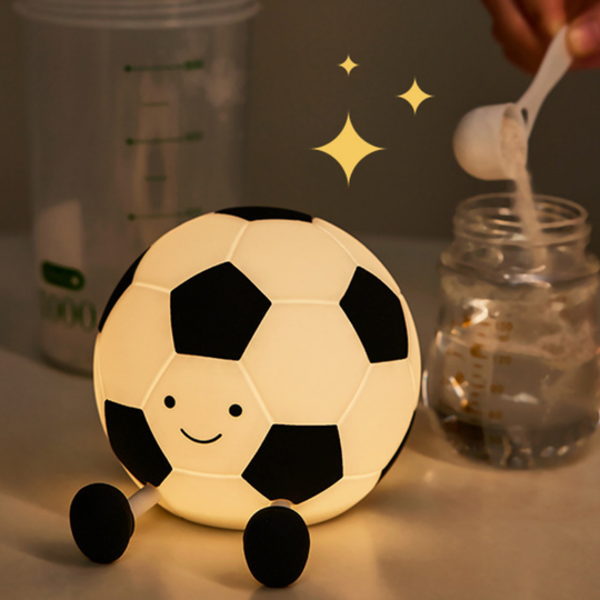 SoccerGlow – Silicone Soccer Ball Night Light with Touch Control