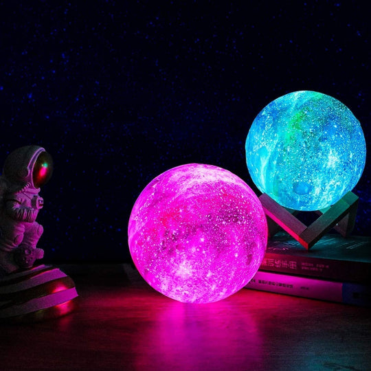 DreamGlow Orbit Night Light Projector — Kids Star Lamp Calm Sleep