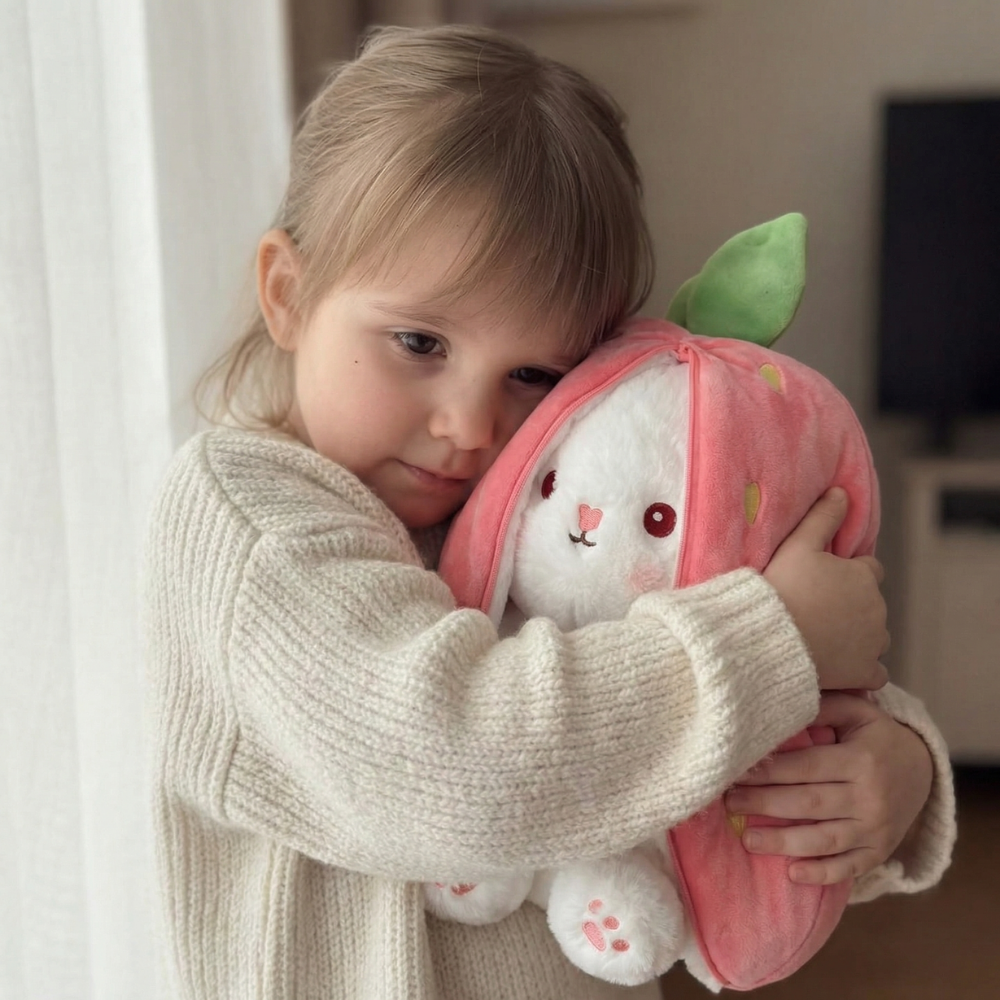 Strawberry Bunny Transforming Toy — Modern Quality