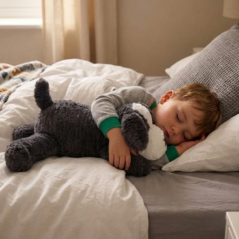 Milo Comfort Pup Plush Toy — Cozy Comfort Companion
