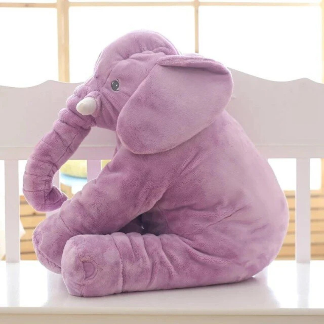 Modern Trunk Elephant Plush Toy — Clean Calming Comfort
