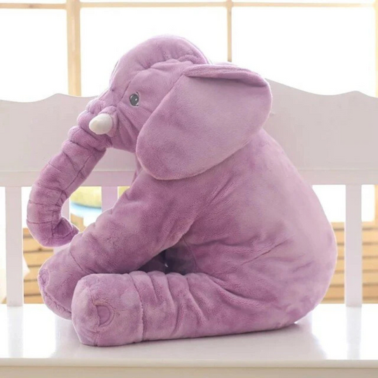 Modern Trunk Elephant Plush Toy — Clean Calming Comfort