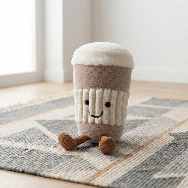 Cicimi CafeBuddy Cozy Cup Plush Toy — Clean Calming Comfort