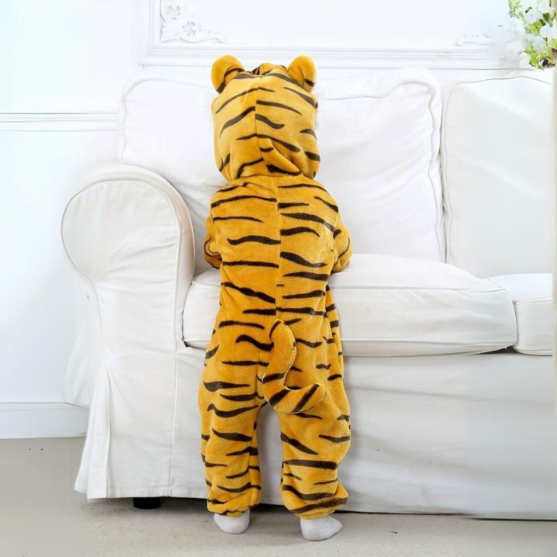 SnuggleSafari Animal Romper Baby Onesie — Modern Comfort