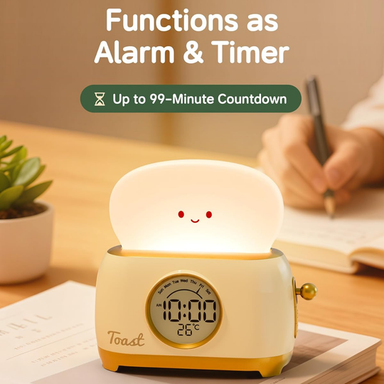 GlowNest Kids Alarm Clock Night Light — Gentle Sleep & Wake Quality