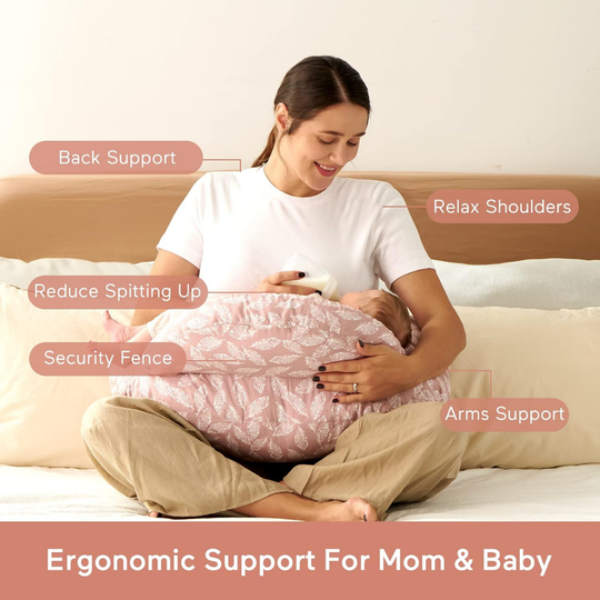 CuddleEase Baby Feeding Pillow Nursing Pillow — Secure Quality