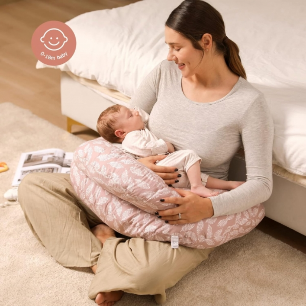 CuddleEase Baby Feeding Pillow Nursing Pillow — Secure Quality