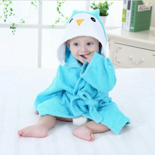 SnuggleDry Kids Bathrobe — Clean Hooded Quality After Bath