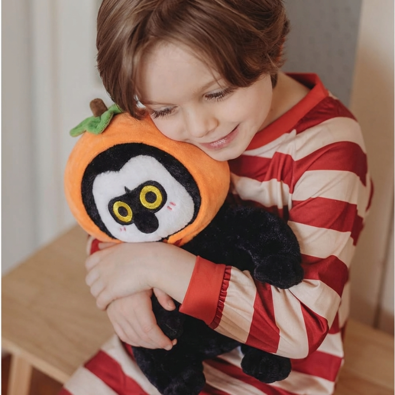 Clean Persimmon Monkey Plush Toy for Kids — Modern Quantity Companion