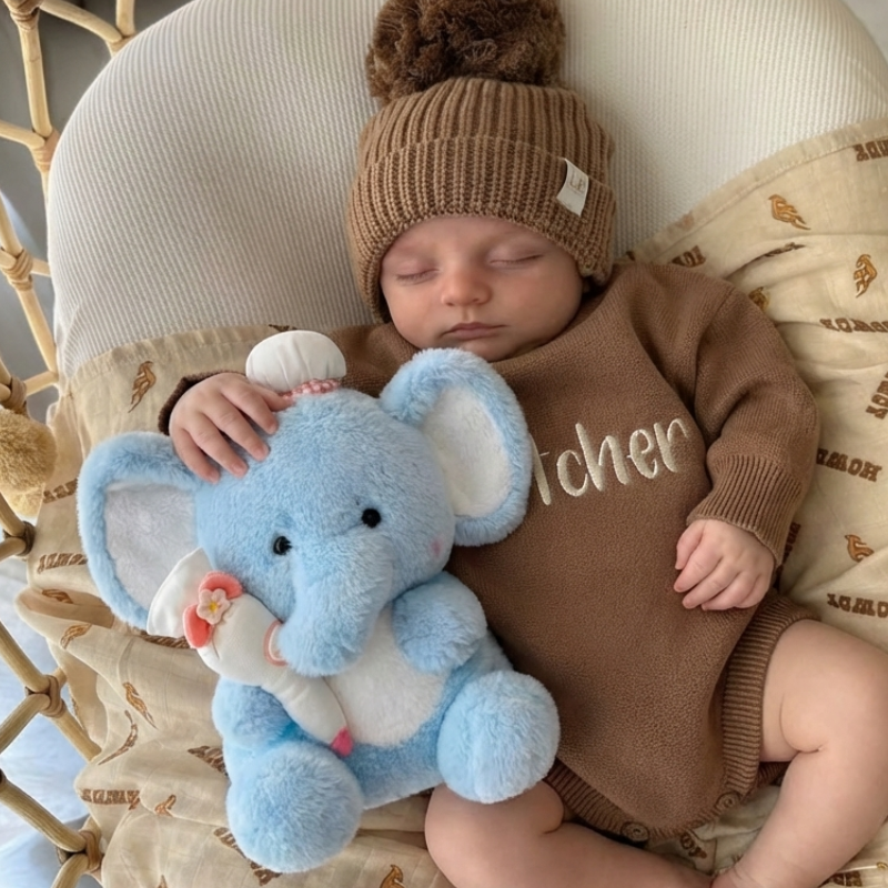 Bianca Chef Elephant Plush Toy Baby Plush Toy — Calm Quaity Companion