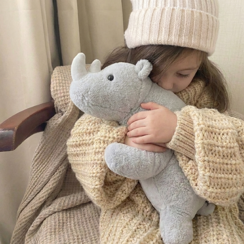 SnuggleStone Rhino Plush Toy — Clean Quality for Kids