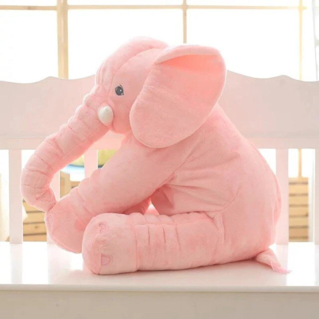 Modern Trunk Elephant Plush Toy — Clean Calming Comfort