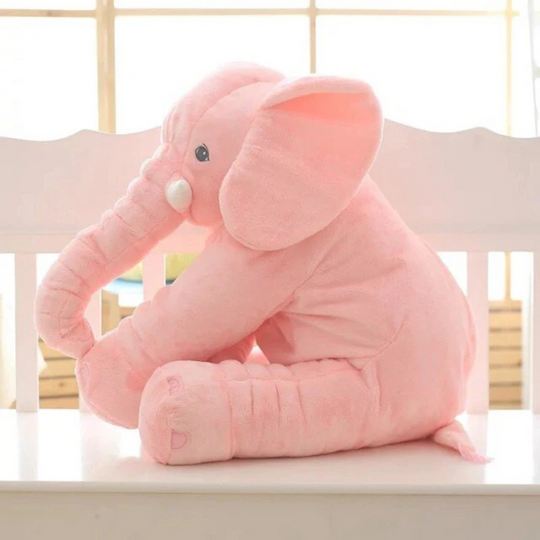 Modern Trunk Elephant Plush Toy — Clean Calming Comfort