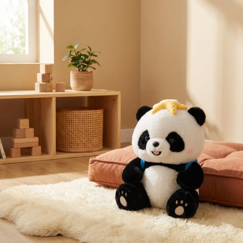 Moira Cozy Ring Panda Plush Toy — Clean Quality Companion