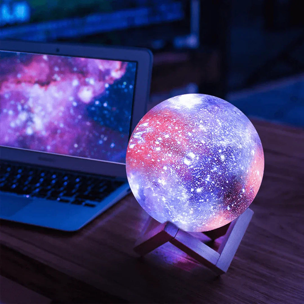 DreamGlow Orbit Night Light Projector — Kids Star Lamp Calm Sleep