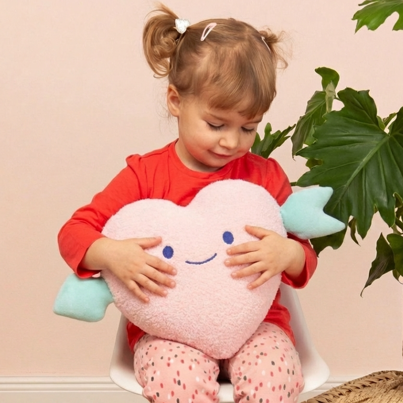Lenka Heart Plush Pillow Toy Kids Clean Quality Cuddle