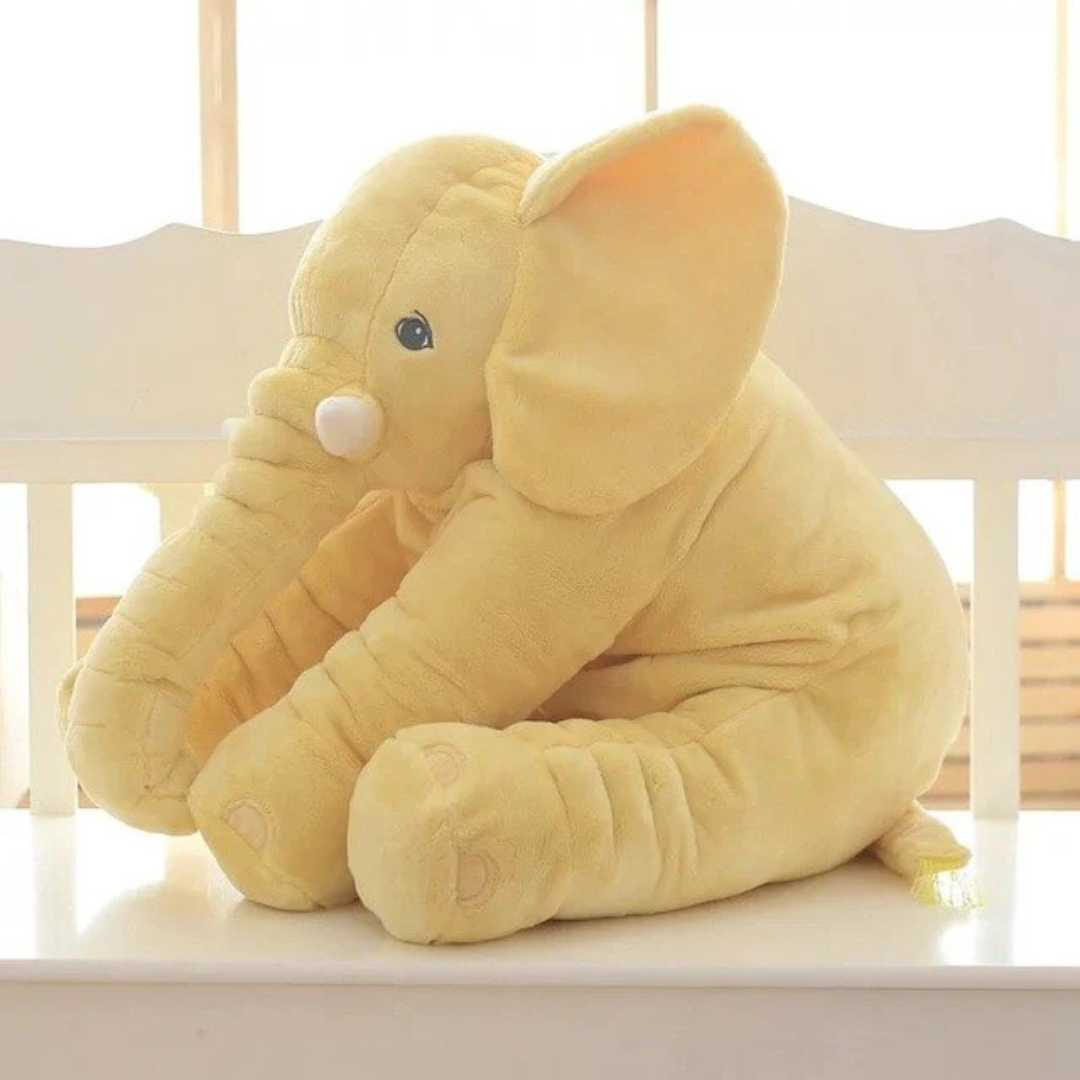Modern Trunk Elephant Plush Toy — Clean Calming Comfort