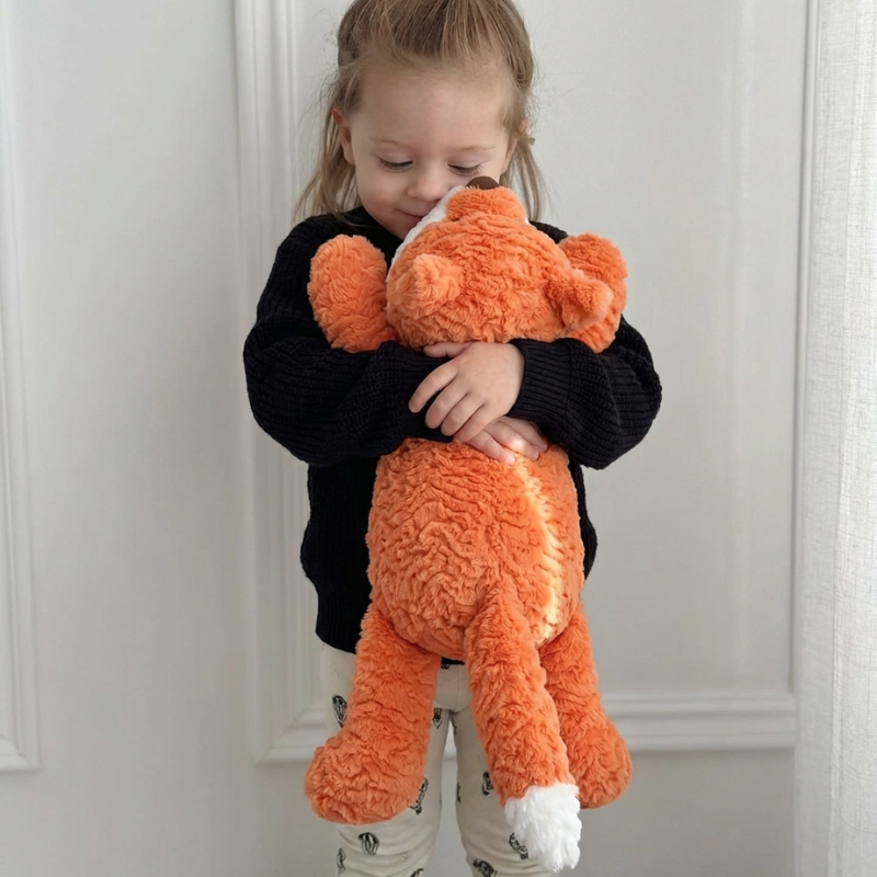 SunnyFox Cuddle Plush Toy — Clean Quality for Babies