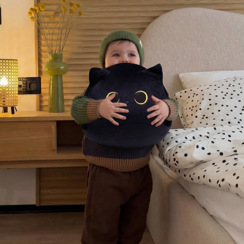 Moonlit Purr Pal Cat Plush Toy — Clean Calming Quality