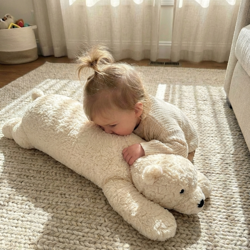 Evelina Sleepy Bear Plush Toy Baby Soft Toy — Calming Quantity