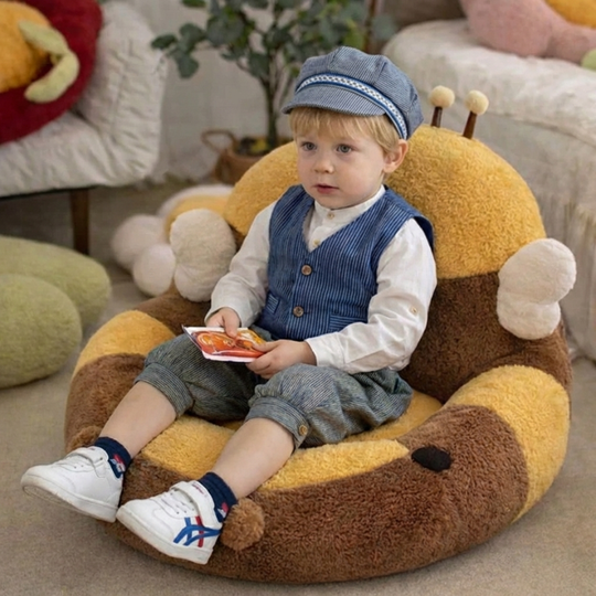 Aurelia Honeybee Plush Seat Kids Seat Cushion — Modern Quality